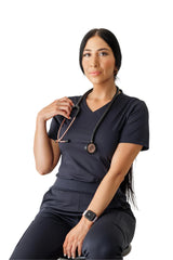 Three-Pocket Scrub Top