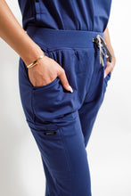 Load image into Gallery viewer, Flare Pants - Navy Blue
