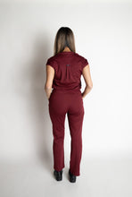 Load image into Gallery viewer, Flare Pants - Burgundy
