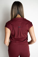 Load image into Gallery viewer, Flare Top - Burgundy
